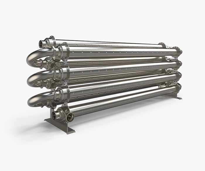 Tube-in-Tube Heat Exchanger Assembly